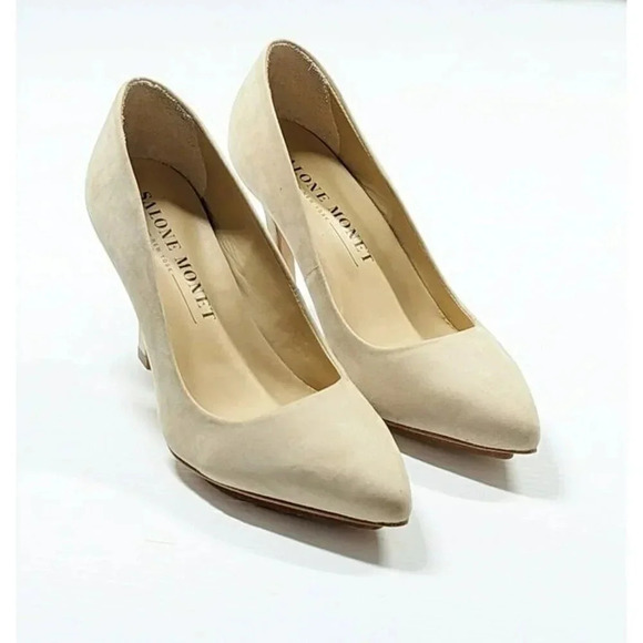 Salone Monet Anita Pump Women's McCullough Suede Dressy Pumps Size 6 (MSRP $395) - Picture 3 of 11